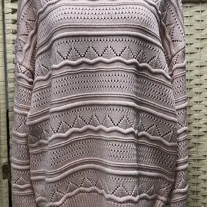 Women's Pink Knit Sweater